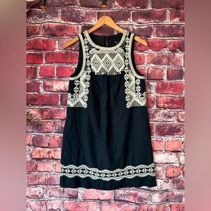 NWT Madewell Stitchtake Embroidered Mini Dress – Linen Blend